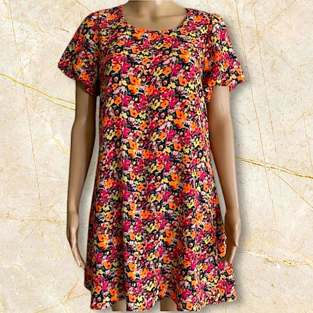 Valleygirl Multicolor Floral Dress Sz.M/L